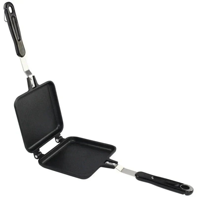 Sartén para sándwich NovaPan antiadherente de doble cara, aleación de aluminio 35x15 cm