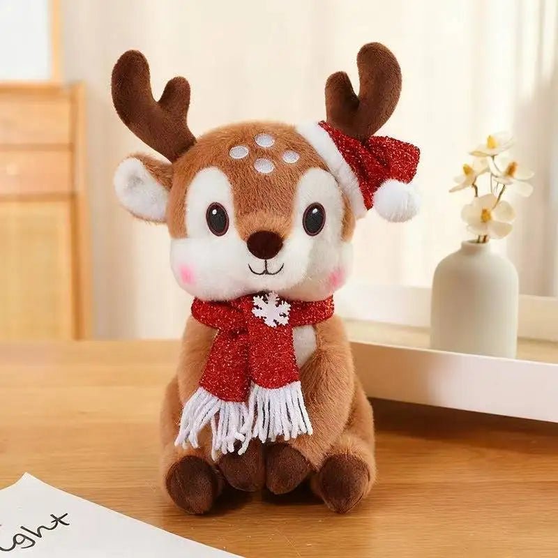 CozyFlair Christmas Plush Doll With Soft Fabric Cute Cartoon Design For Kids
