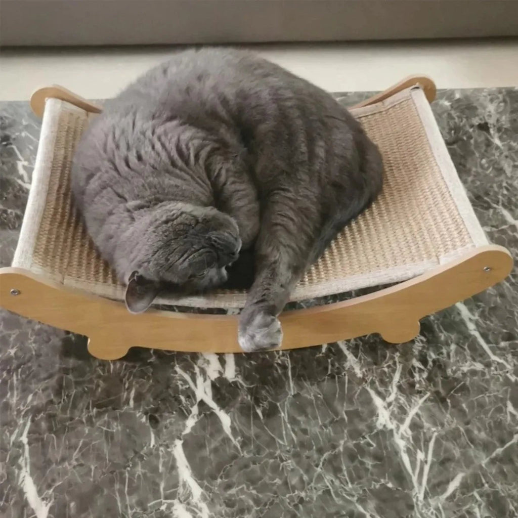 PawHaven treklorebrett for katter med innebygd koselig seng for hjem med flere katter