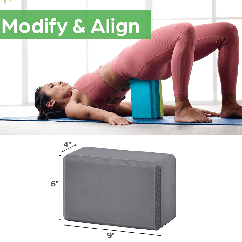 NovaFlex Yoga Block For Stability And Comfort Premium For Yoga Practitioners