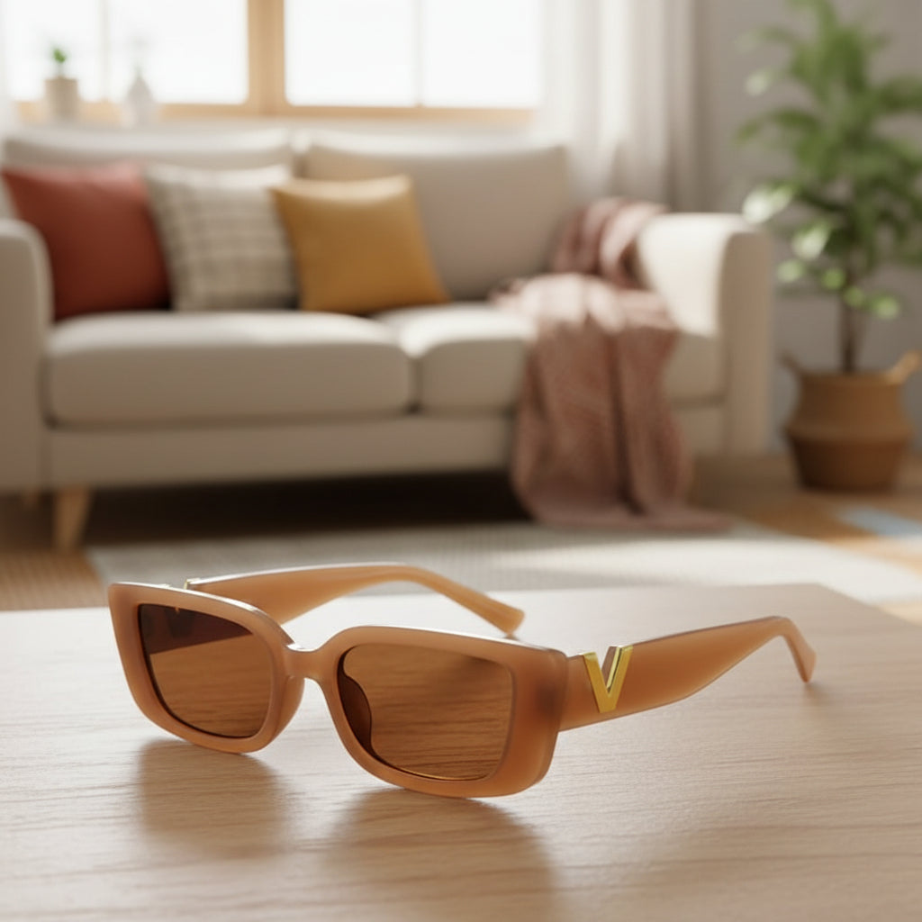 Ochelari de soare retro cu lentile în formă de ochi de pisică NovaVista pentru femei
