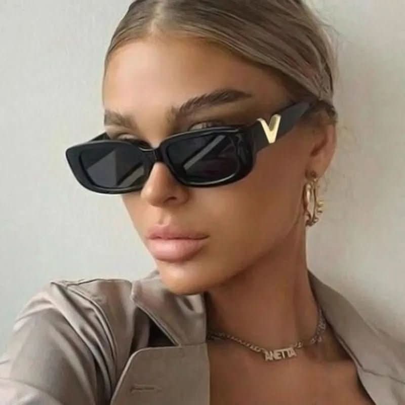 Ochelari de soare retro cu lentile în formă de ochi de pisică NovaVista pentru femei