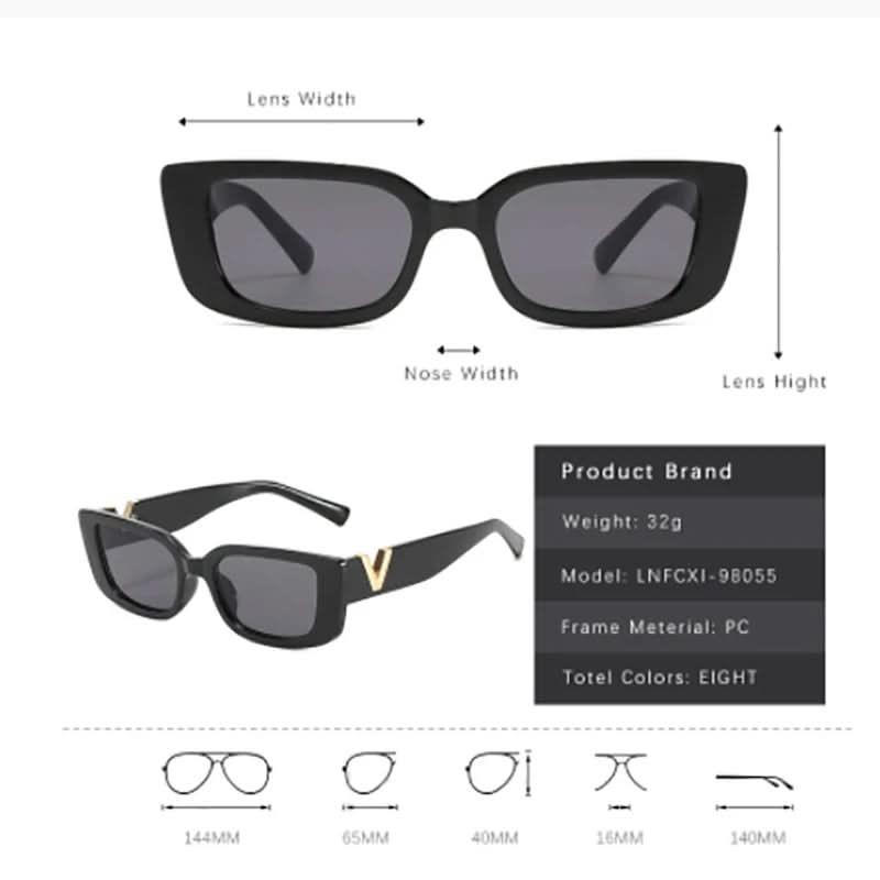 Ochelari de soare retro cu lentile în formă de ochi de pisică NovaVista pentru femei