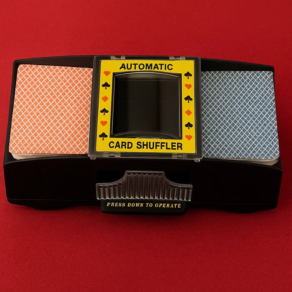 SwiftDeck automatisk kortstokker USB- og batteridrevet for 1 til 2 kortstokker