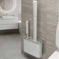 SilicoClean Silicone Toilet Brush With Holder For Hygienic Under Rim Cleaning At Home