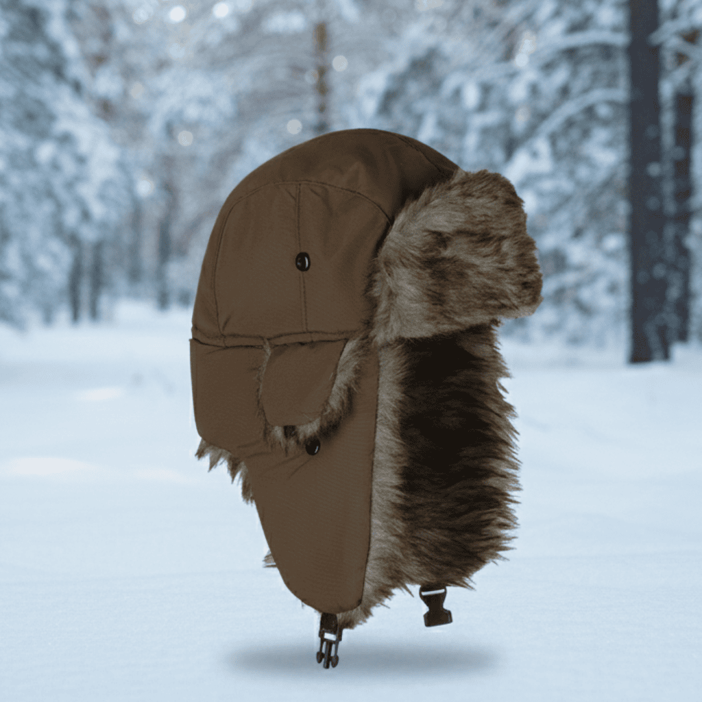 Chapeau Aviateur CozyGlide avec fausse fourrure et cache-oreilles chauds pour femmes et hommes