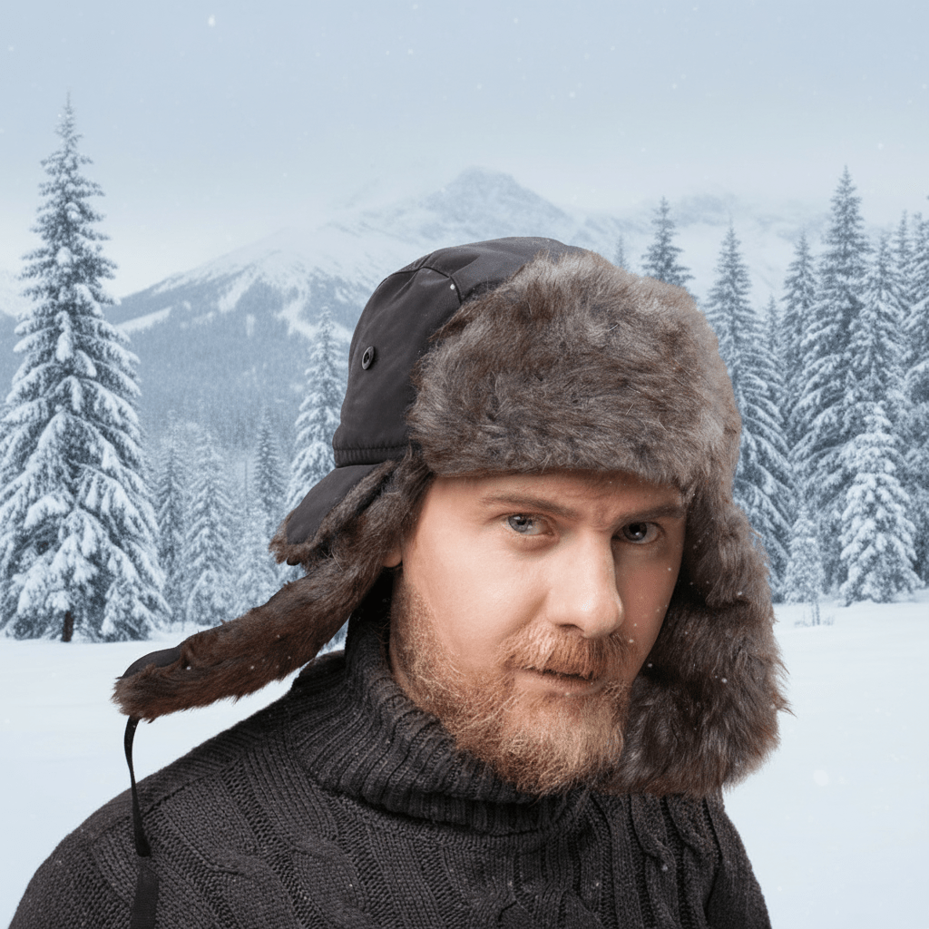 Chapeau Aviateur CozyGlide avec fausse fourrure et cache-oreilles chauds pour femmes et hommes