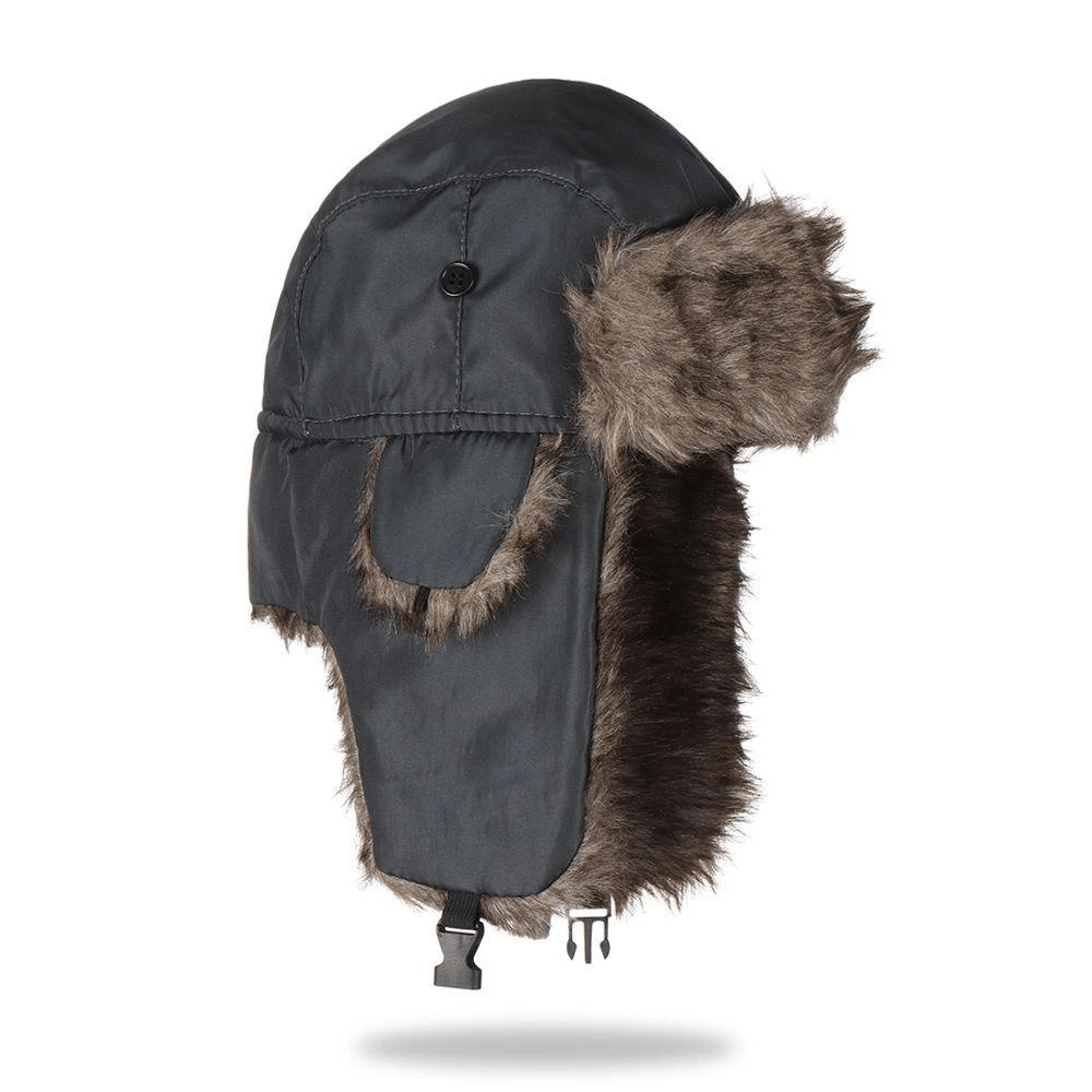 Chapeau Aviateur CozyGlide avec fausse fourrure et cache-oreilles chauds pour femmes et hommes