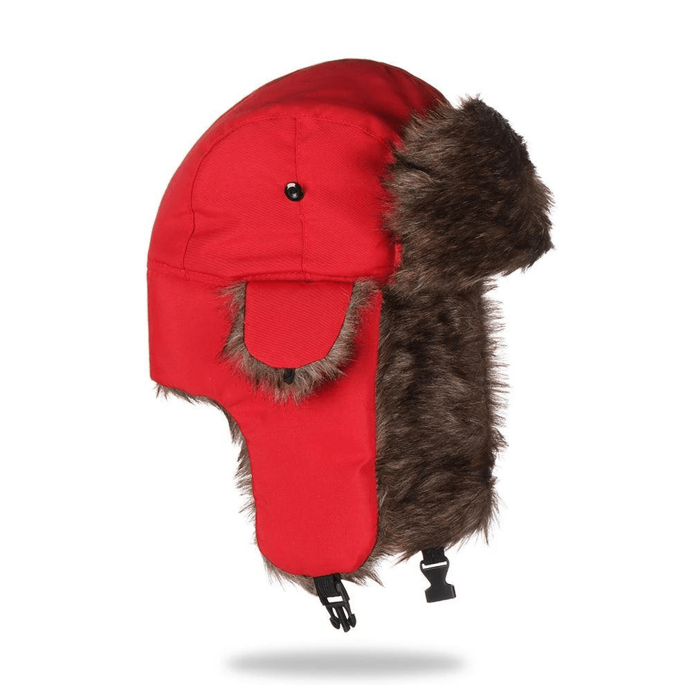 Chapeau Aviateur CozyGlide avec fausse fourrure et cache-oreilles chauds pour femmes et hommes