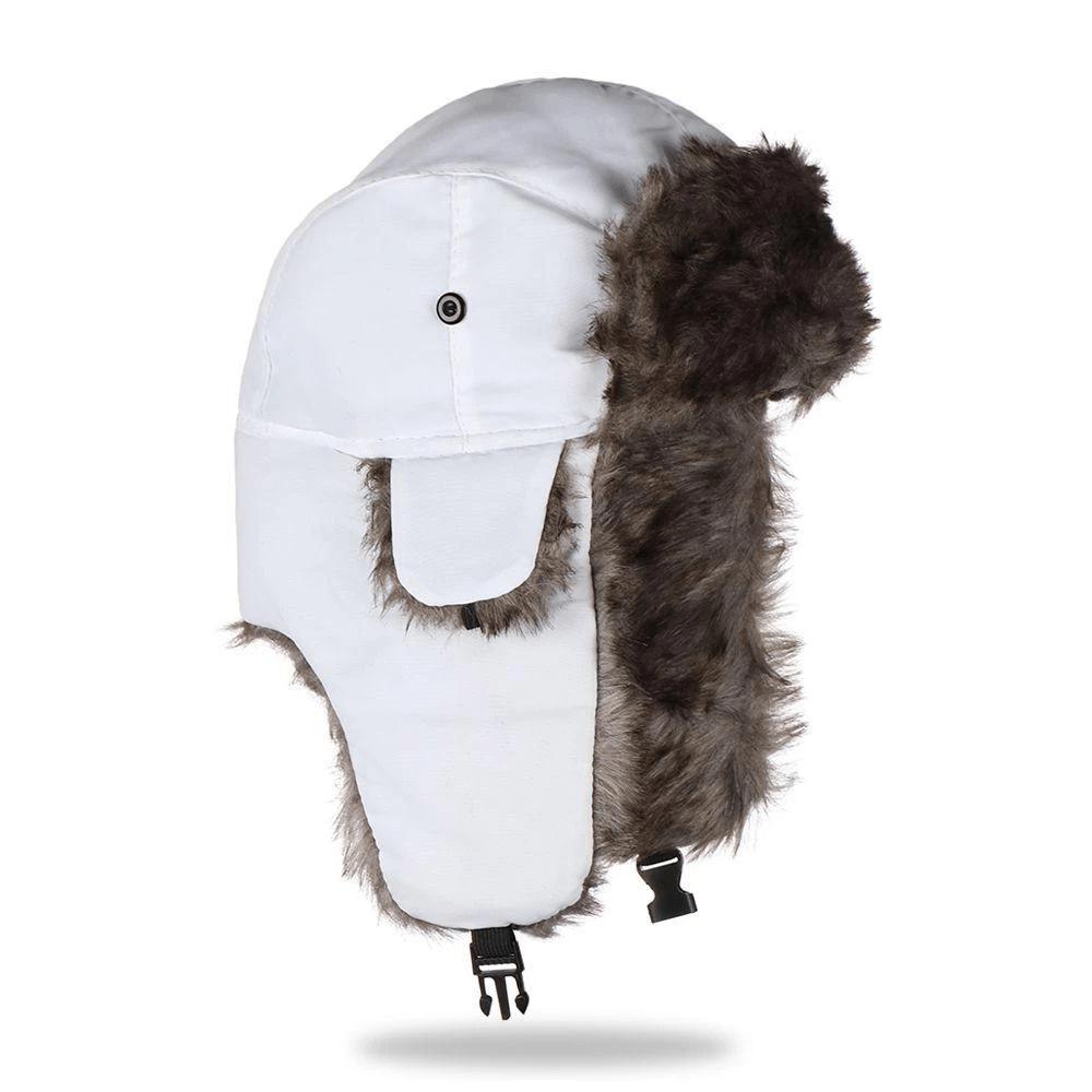 Chapeau Aviateur CozyGlide avec fausse fourrure et cache-oreilles chauds pour femmes et hommes