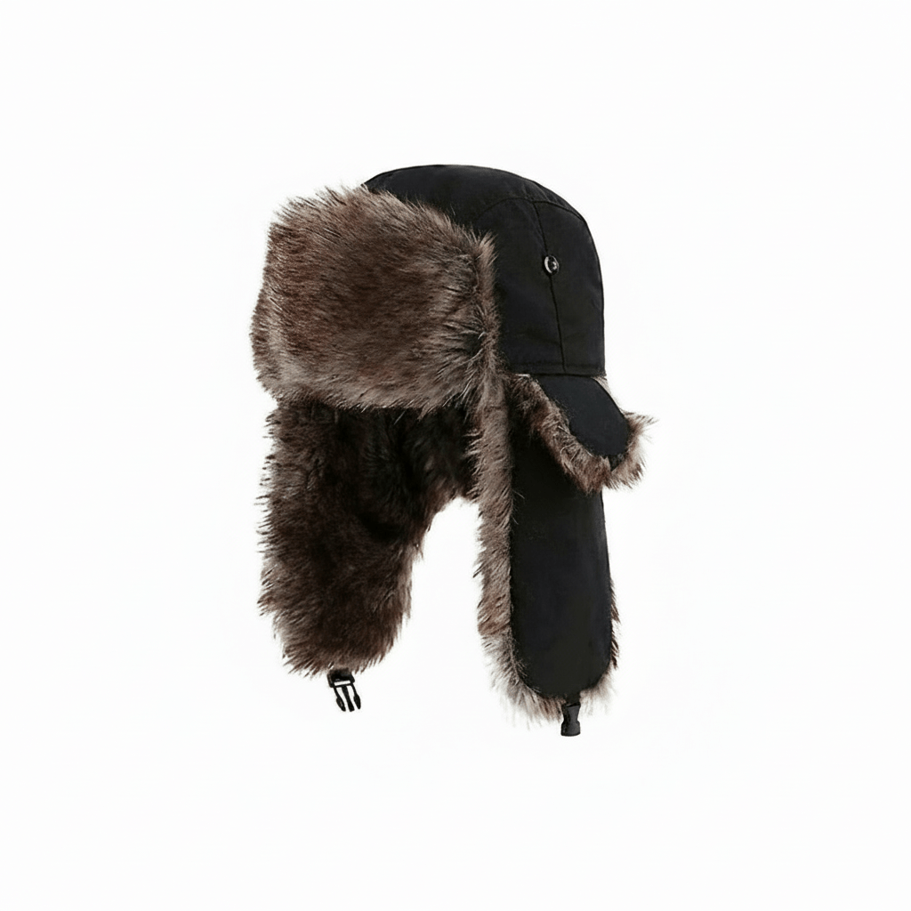 Chapeau Aviateur CozyGlide avec fausse fourrure et cache-oreilles chauds pour femmes et hommes