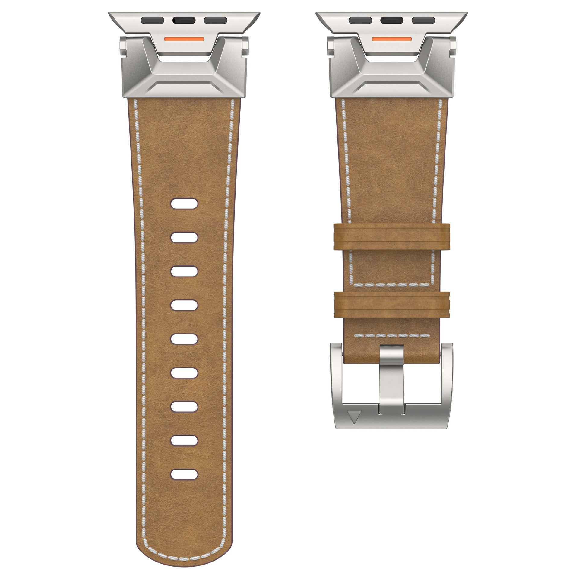 Ny Explorer-læderrem til Apple Watch