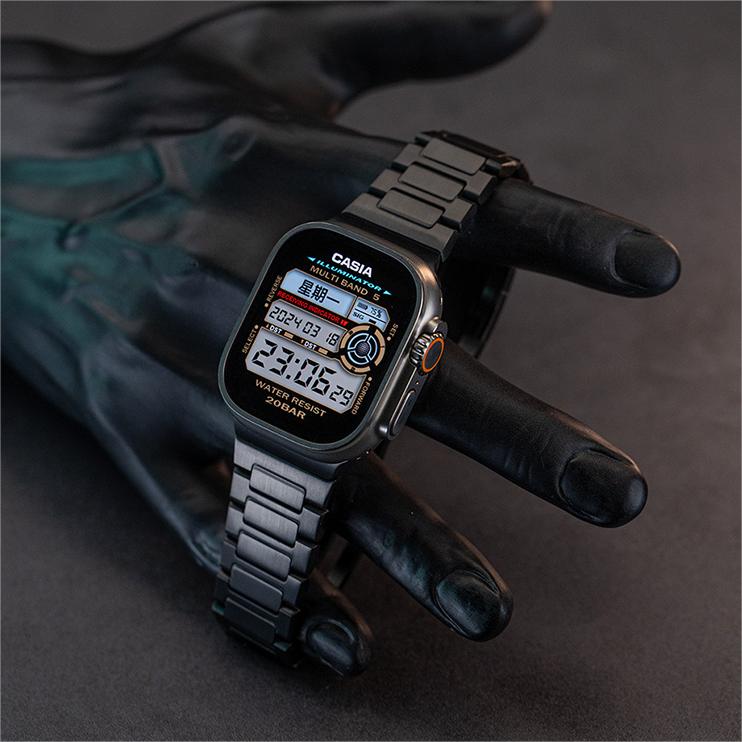 Apple Watch Titanarmband in Old Money Style Edition