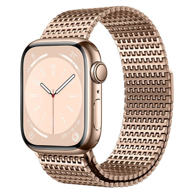 Nerezový magnetický pásek Domino pro Apple Watch
