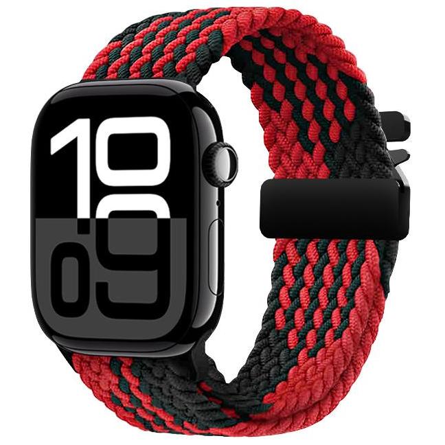 Nylon Braided Watch Band With Parachute Buckle For Apple Watch