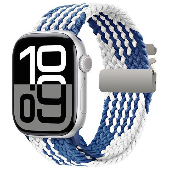 Nylon Braided Watch Band With Parachute Buckle For Apple Watch