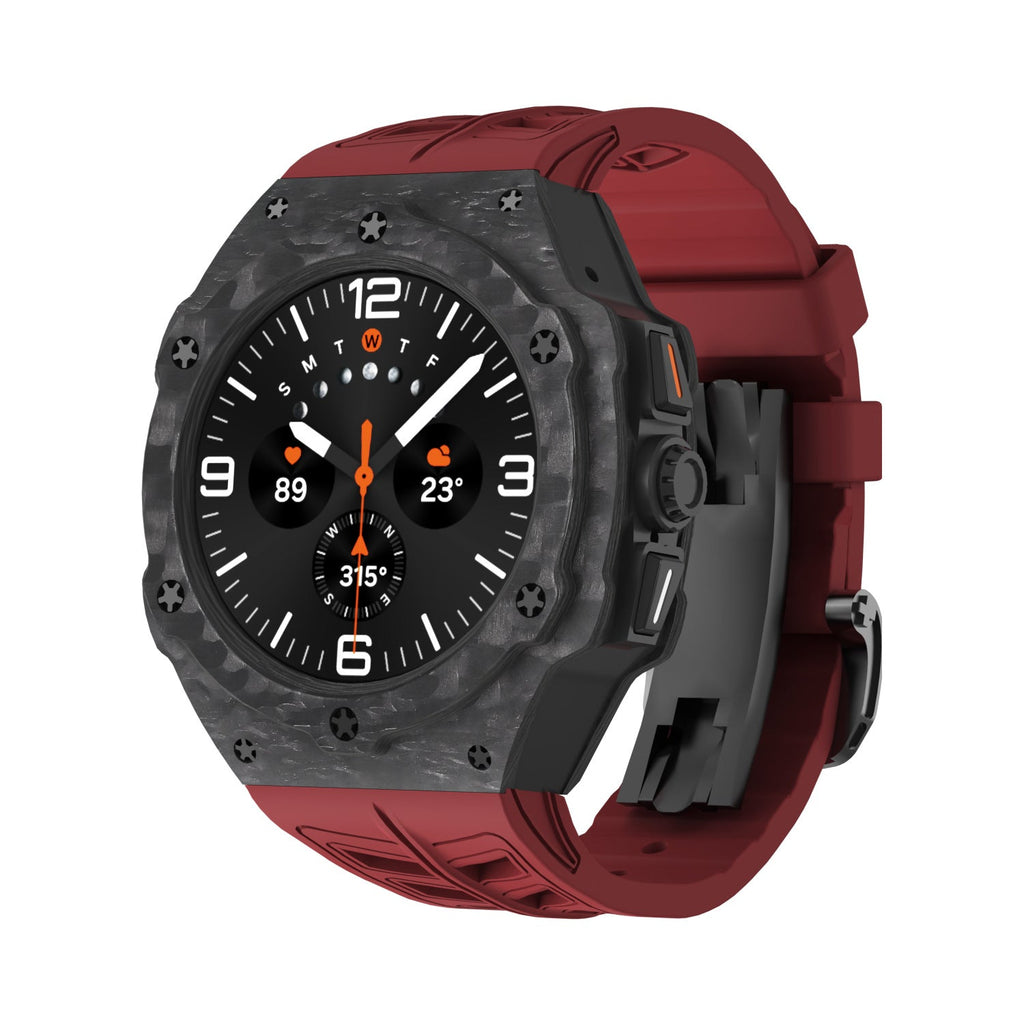 Carbonfiber-etui og remsæt til Samsung Galaxy Watch 7 Ultra 47mm