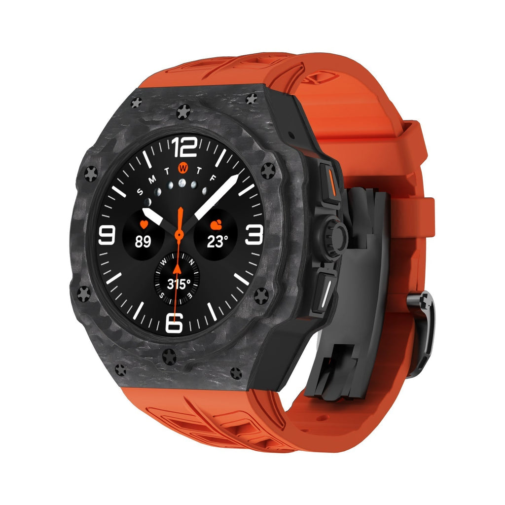 Carbonfiber-etui og remsæt til Samsung Galaxy Watch 7 Ultra 47mm