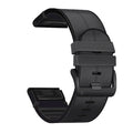 Silikon-Leder-Uhrenarmband für Garmin Fenix 8 7X 7 5X 5 6