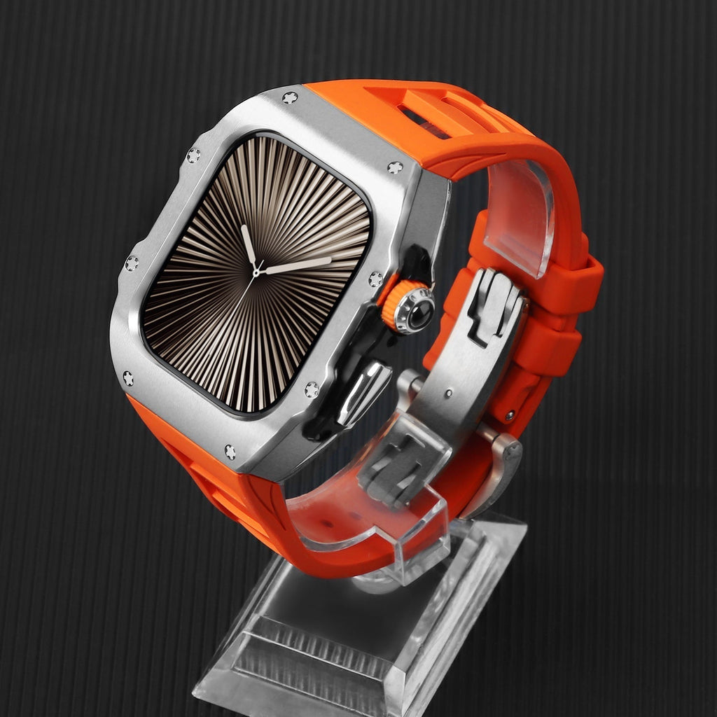 Elektropletteret integreret modificeret fluorelastomerrem til Apple Watch