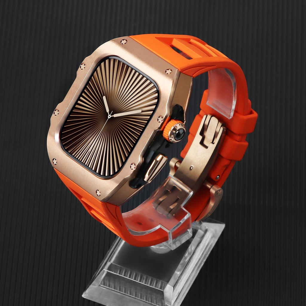 Elektropletteret integreret modificeret fluorelastomerrem til Apple Watch