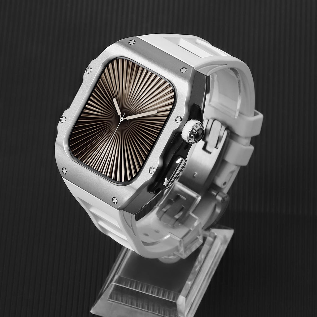 Elektropletteret integreret modificeret fluorelastomerrem til Apple Watch