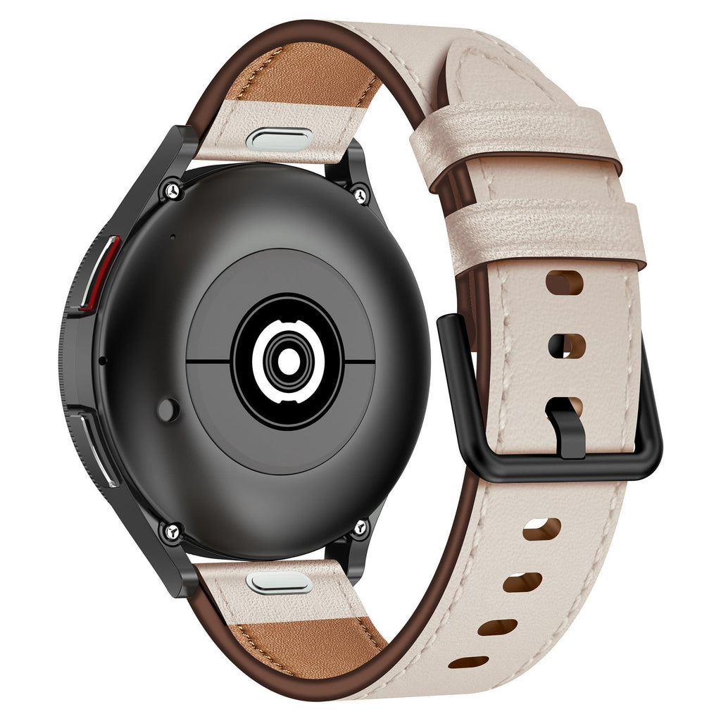 Ægte læderrem til Samsung Galaxy Watch 4/5/6/7 - 20 mm