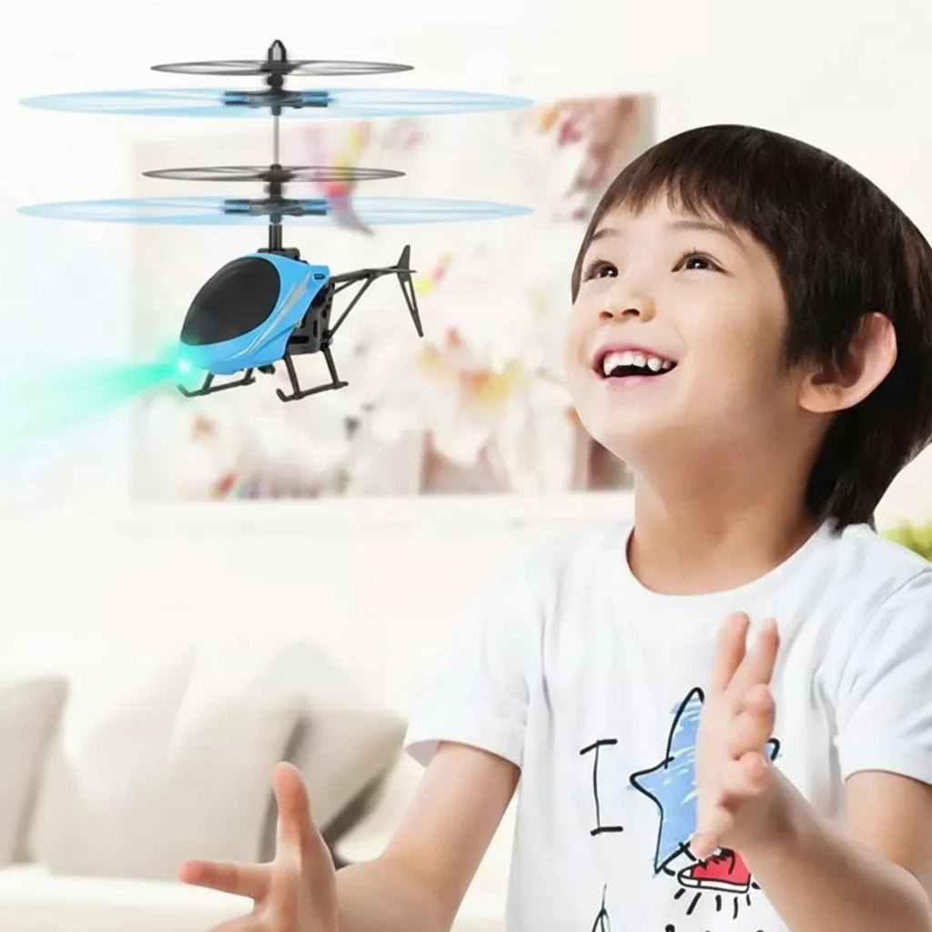 SkyPulse Mini RC Helicopter For Kids Easy Safe Indoor Flight And Stable Control