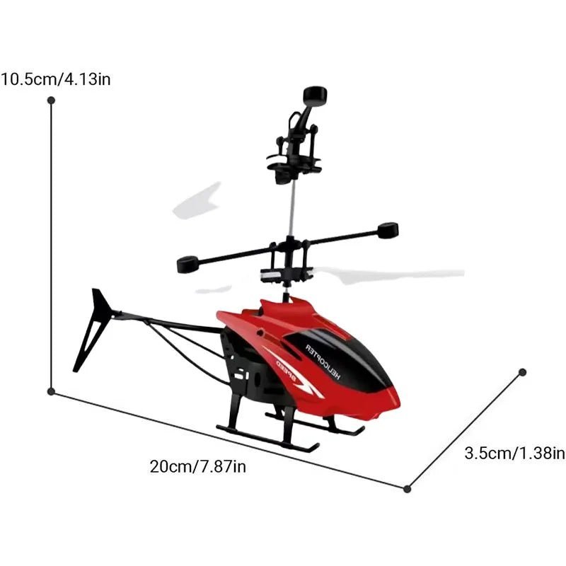 SkyPulse Mini RC Helicopter For Kids Easy Safe Indoor Flight And Stable Control