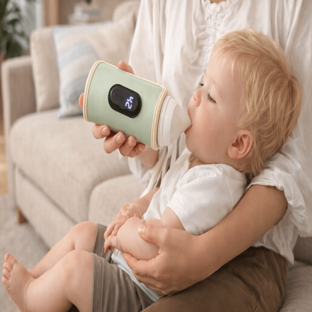 LumaNest USB Milk Warmer With Adjustable Temperature Control For Modern Parents