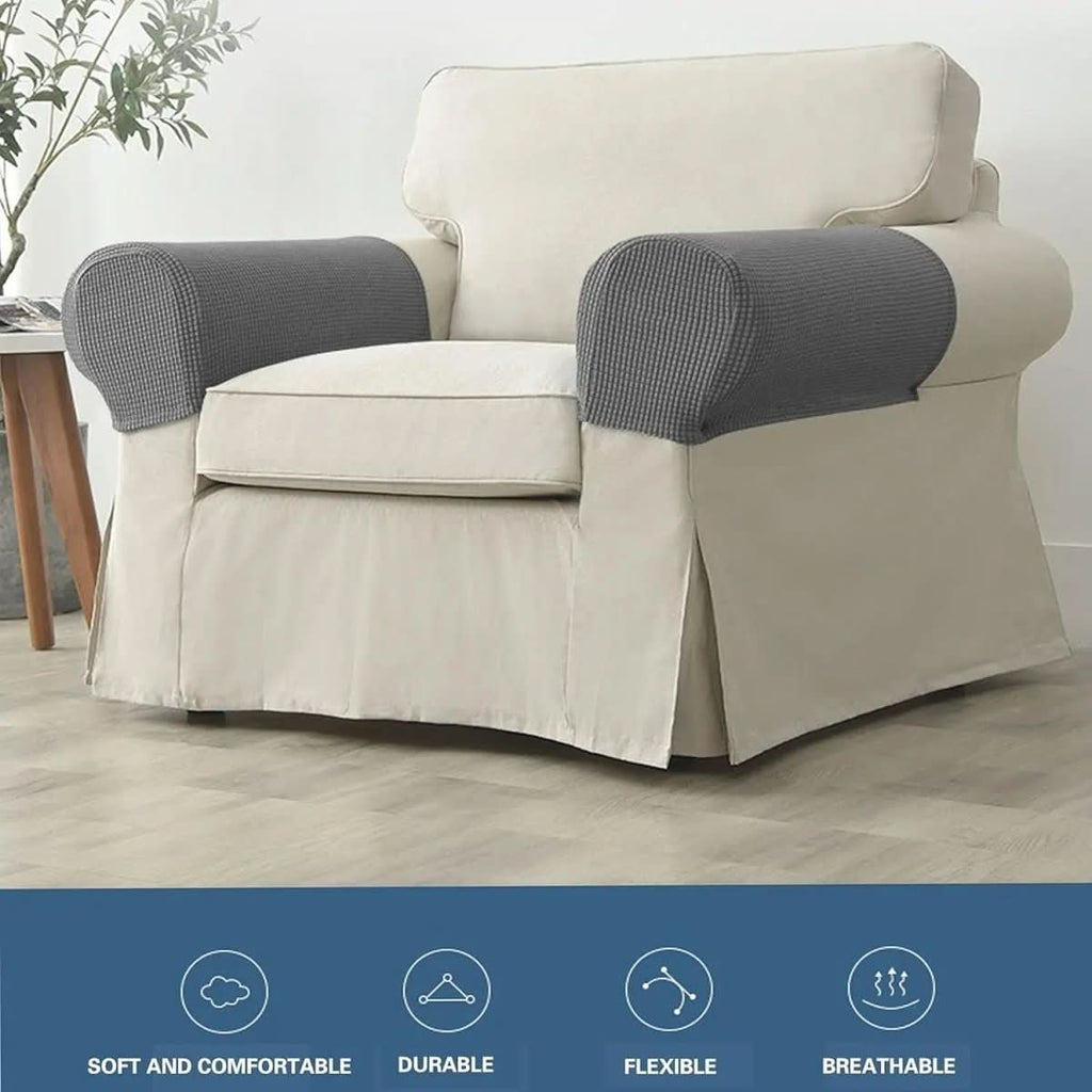 NovaGuard Waterproof Armrest Covers For Sofas And Chairs Stain Protection