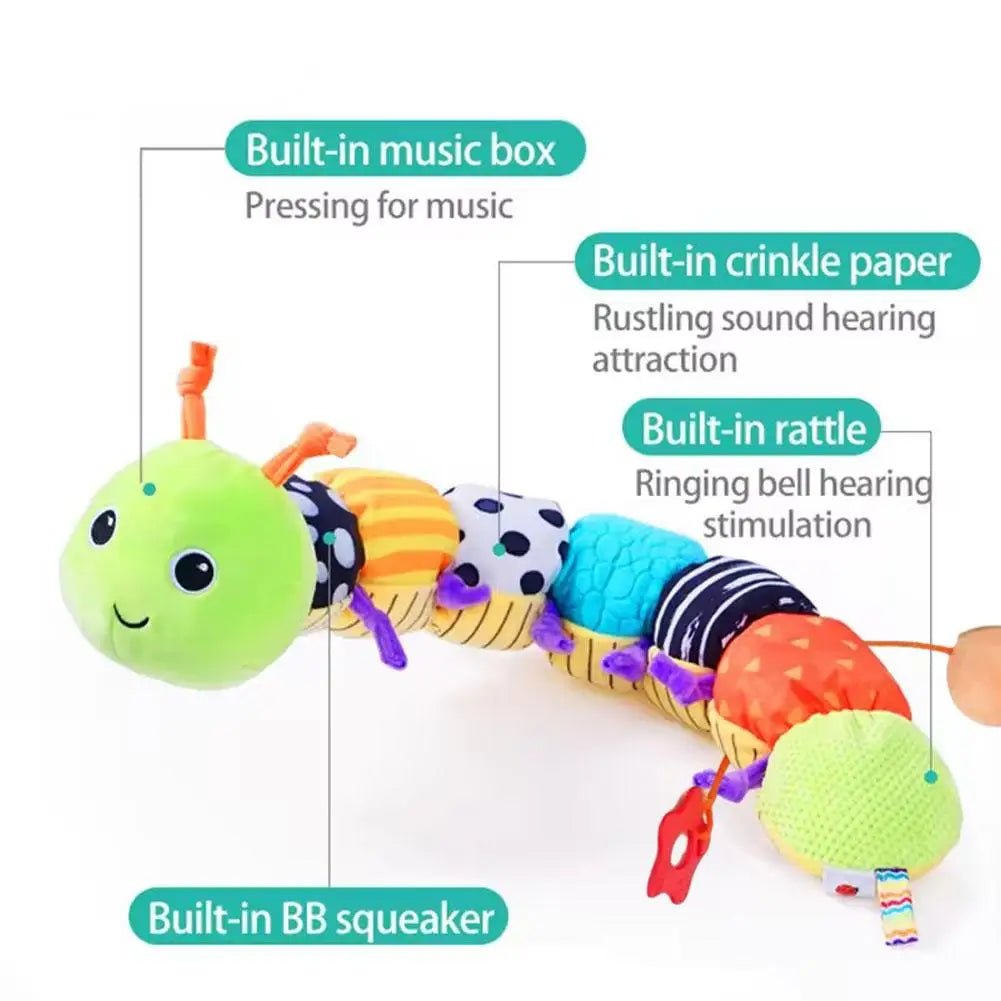 LumaPillar Sensory Music Caterpillar For Babies Soothing Melodies And Development