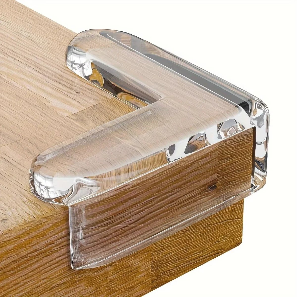 Protecteurs d'angle transparents en silicone BrightGuard pour une maison sûre pour bébé