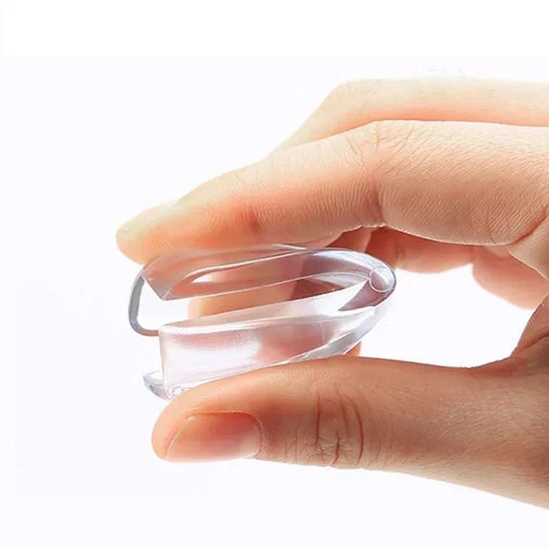 Protecteurs d'angle transparents en silicone BrightGuard pour une maison sûre pour bébé