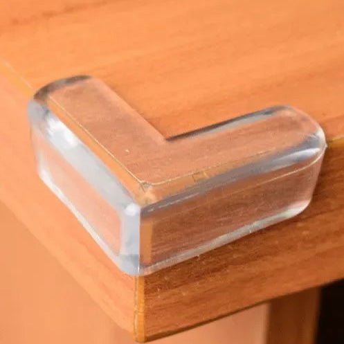 Protecteurs d'angle transparents en silicone BrightGuard pour une maison sûre pour bébé