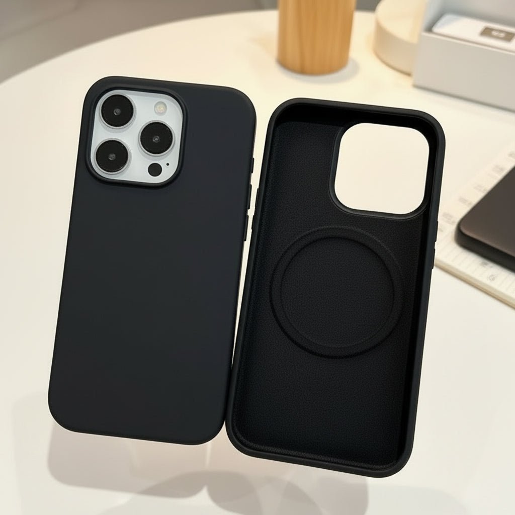 NovaLock Soft Magnetic Liquid Silicone Case for iPhone 17