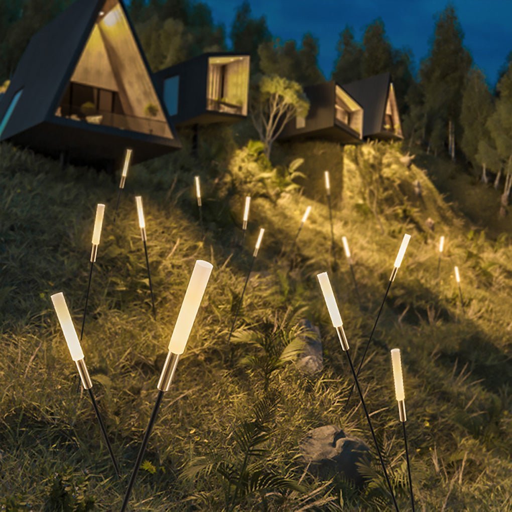 LumenWisp Napelemes LED nád lámpák varázslatos kert hangulathoz és kültéri dekorációhoz