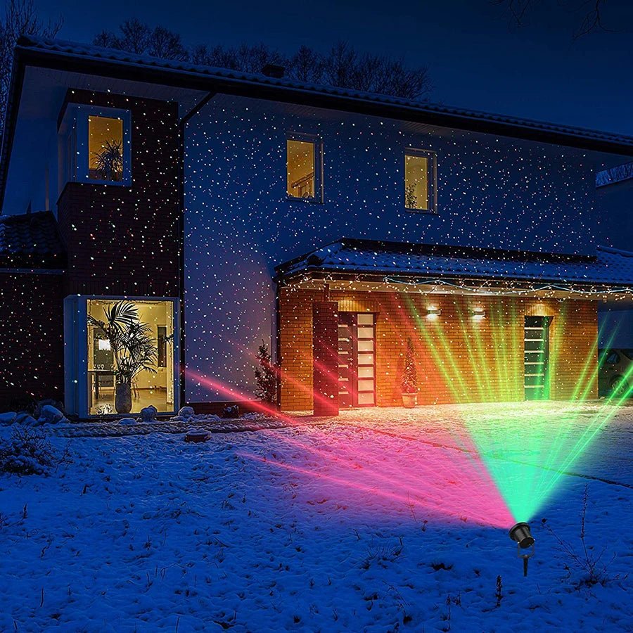 LumaPulse Fargerik Værbestandig Laserprosjektor for Utendørsfester
