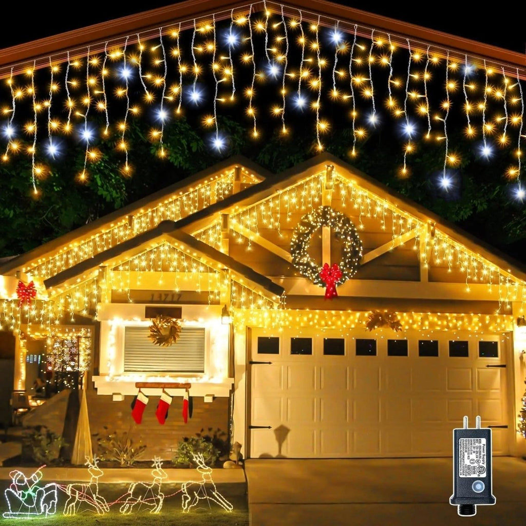 Luzes de Cortina LED LumaLace para Férias Românticas e Mágicas e Casamentos