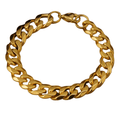 Rustfritt stål armbånd med pansret kjede for punkstil fra RogueForge, justerbart