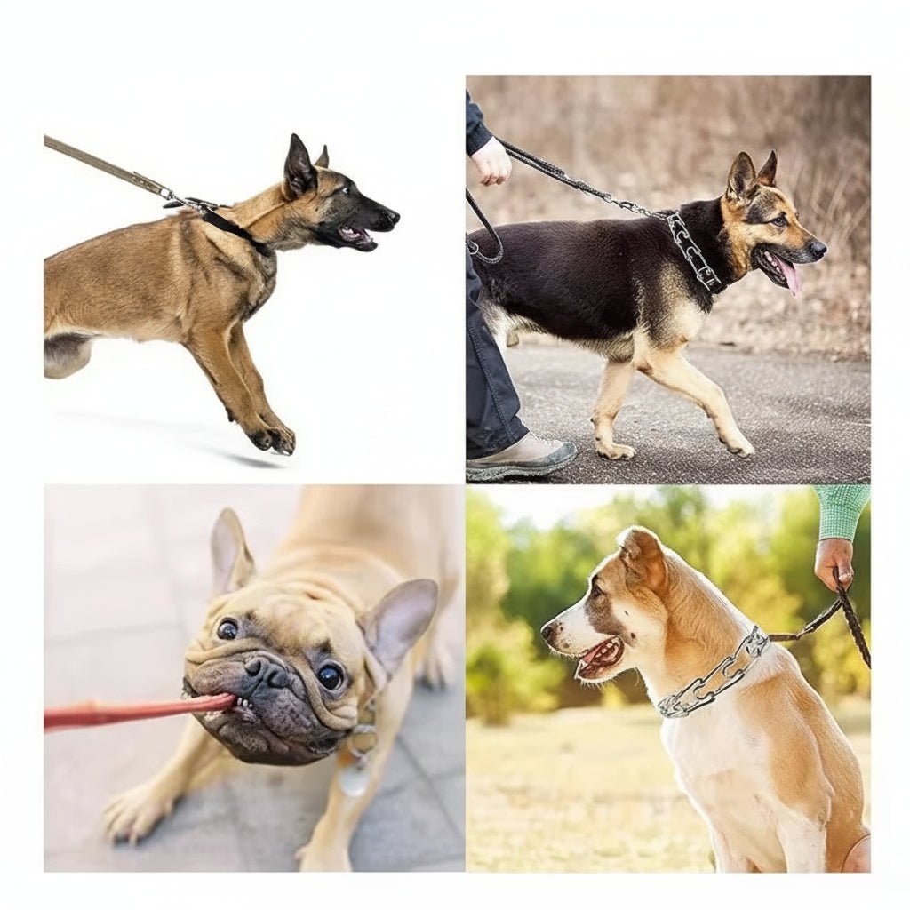 TrustPelt Hundetrainings-Halsband mit Stacheln und weicher Nylonabdeckung für sanftes Training