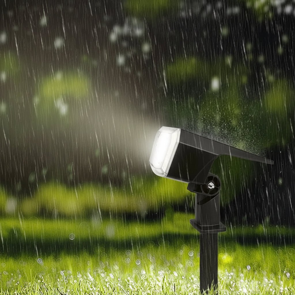 SunVista Solar LED Floodlight With Bright Long-Lasting Battery For Gardens And Paths