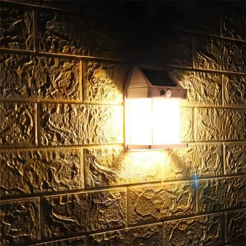 LumaBright solární LED zahradní pouliční světlo pro domy s pohybovým senzorem
