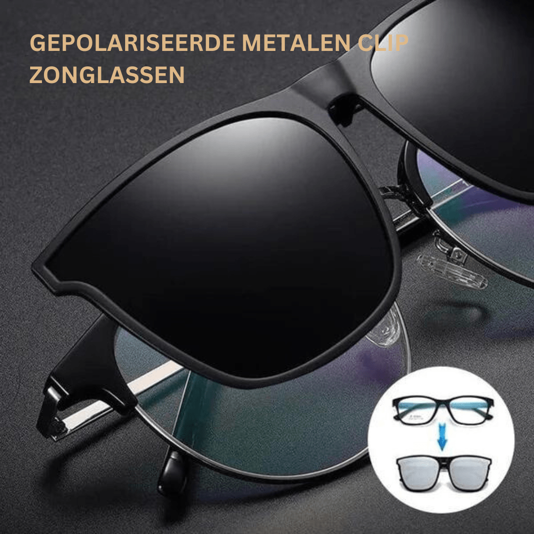 SunSwift Polarized Clip-On Sunglasses For Everyday Glasses With UV400 Protection