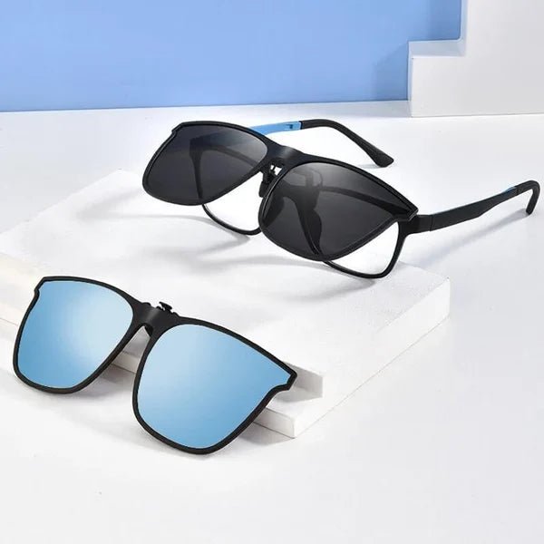 SunSwift Polarized Clip-On Sunglasses For Everyday Glasses With UV400 Protection