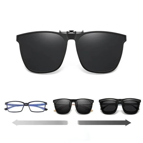 SunSwift Polarized Clip-On Sunglasses For Everyday Glasses With UV400 Protection