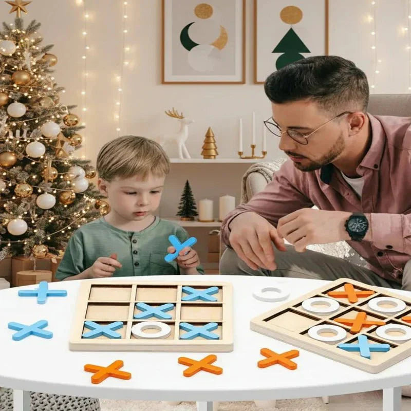 Lumina Tiles Montessori 3D Tre Sjakk- og Formpuslespill Utvikler Logikk for Barn 3