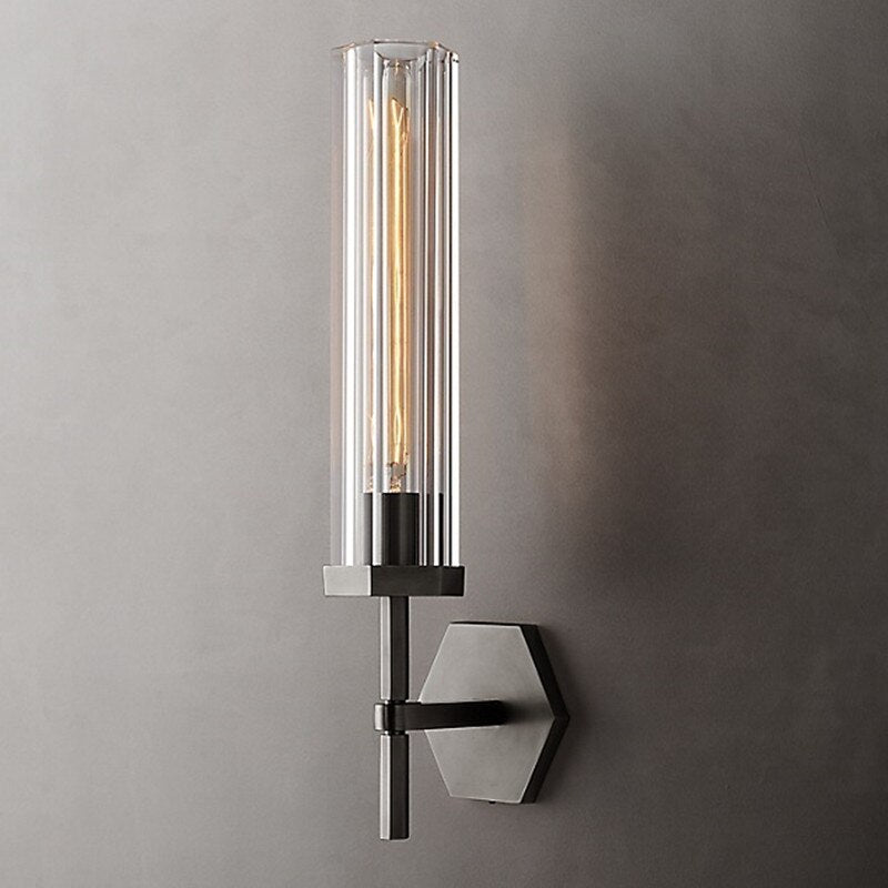 AI Lerb - Apliques de pared de lujo americano con pantallas de cristal LED