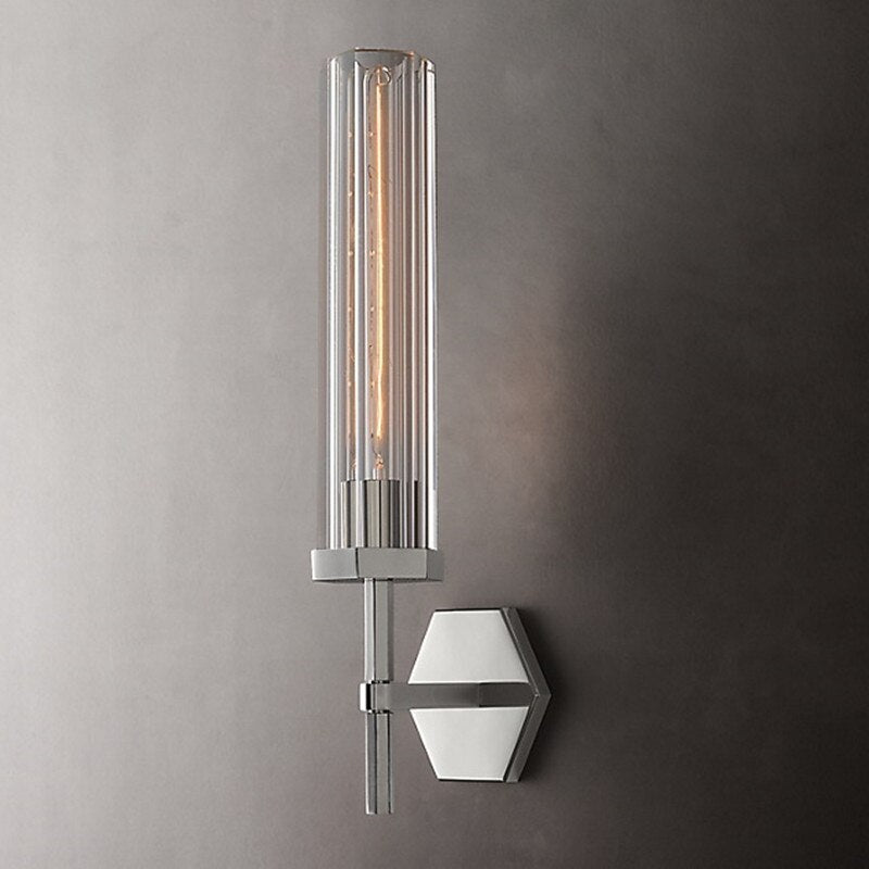 AI Lerb - Apliques de pared de lujo americano con pantallas de cristal LED