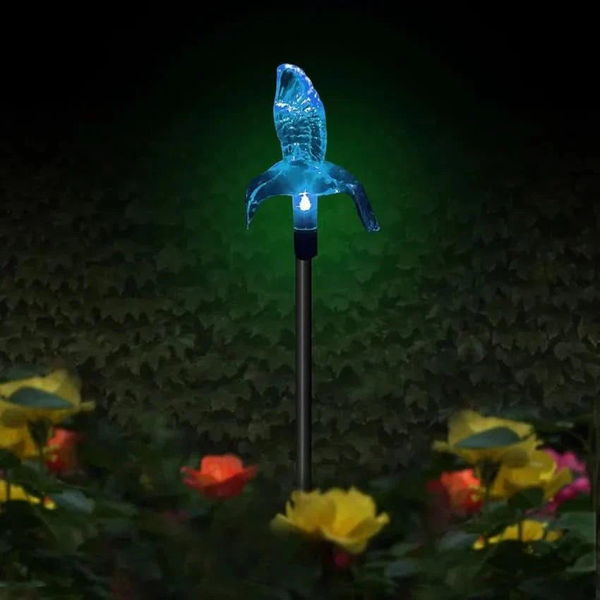 AuroraLeaf Sommerfugl LED hage lampe Magisk utendørsbelysning for hageentusiaster